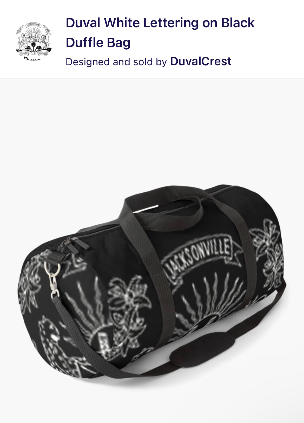 Duval Crest Duffel Bags