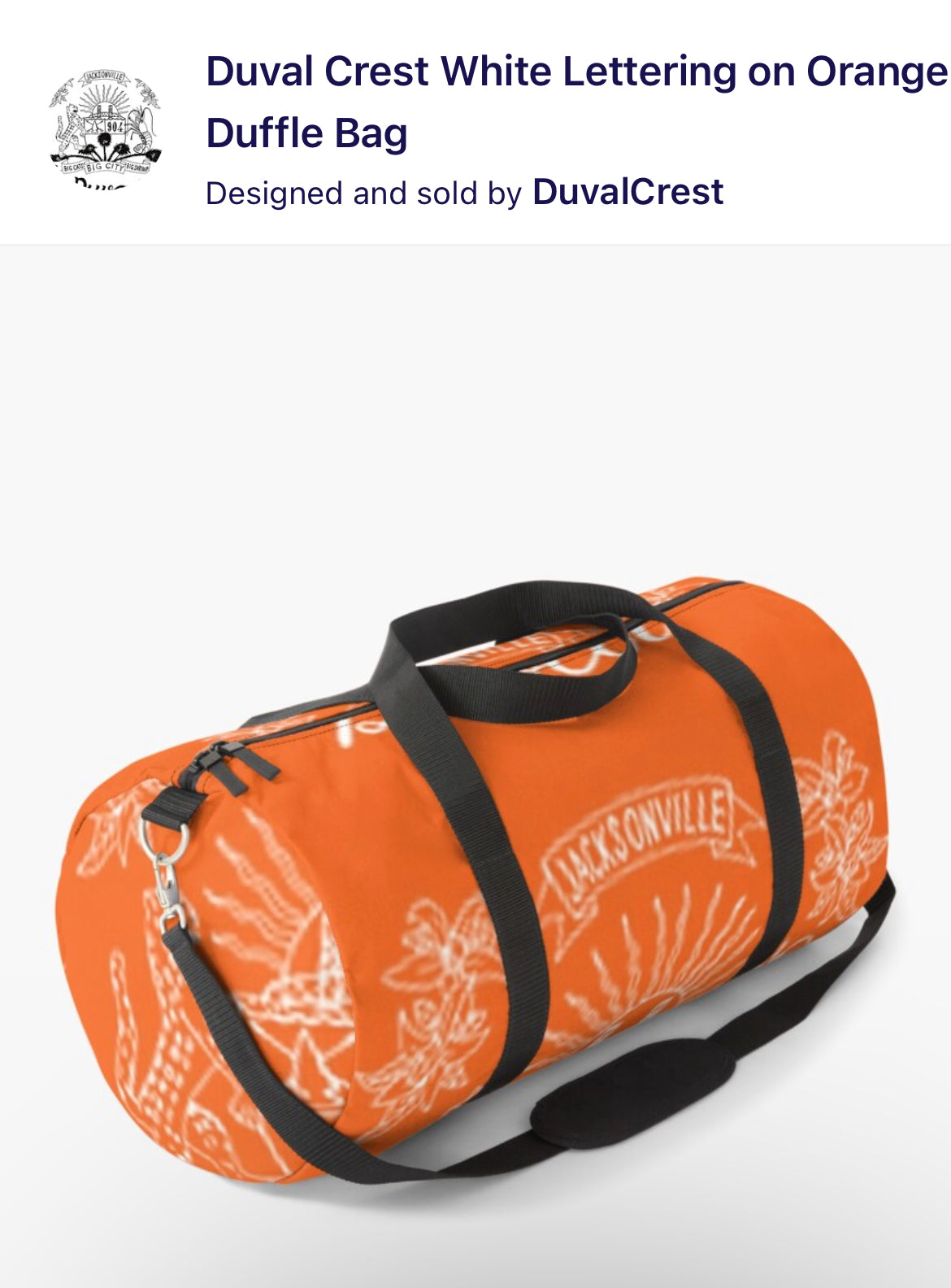 Duval Crest Duffel Bags