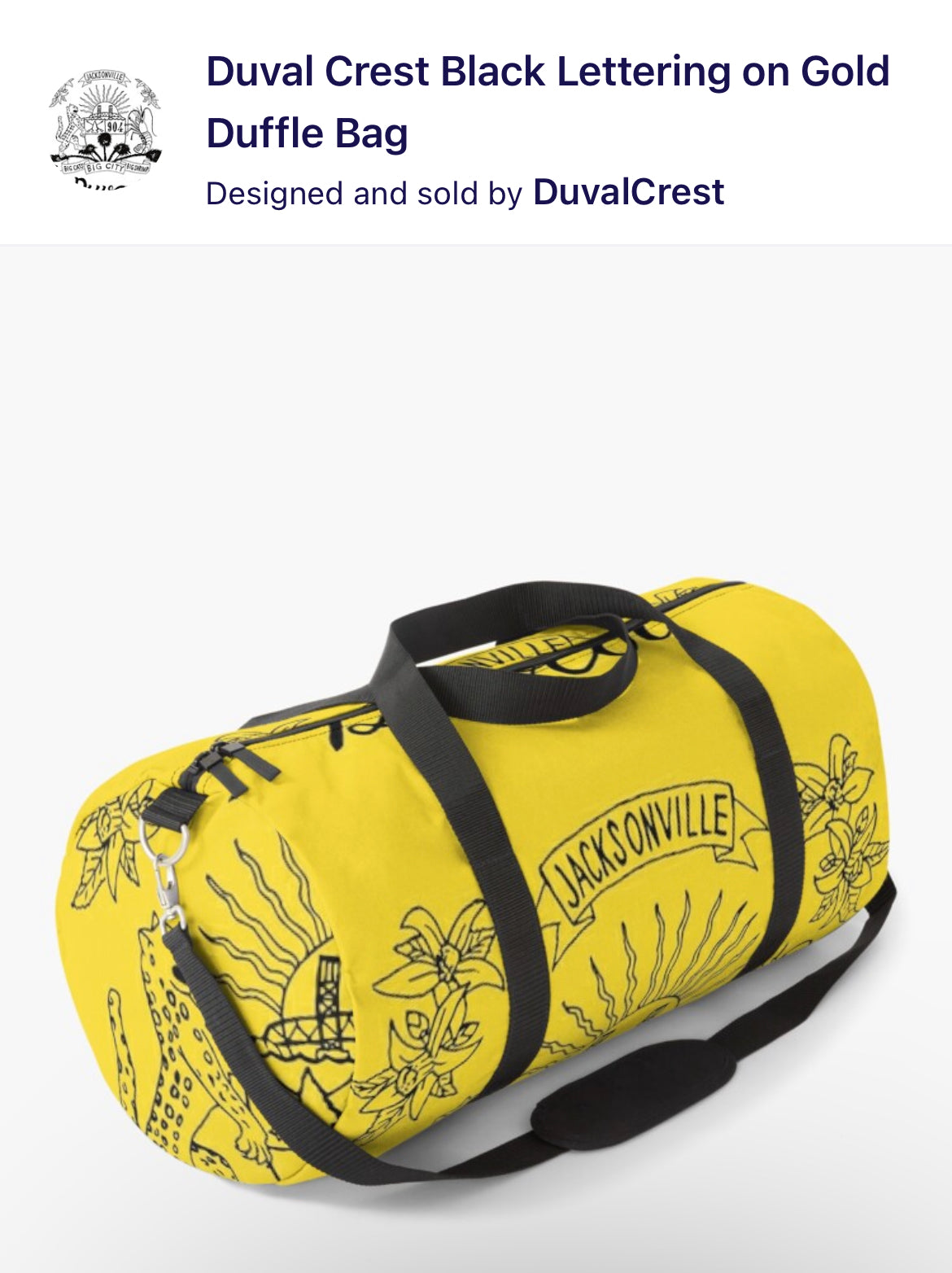 Duval Crest Duffel Bags