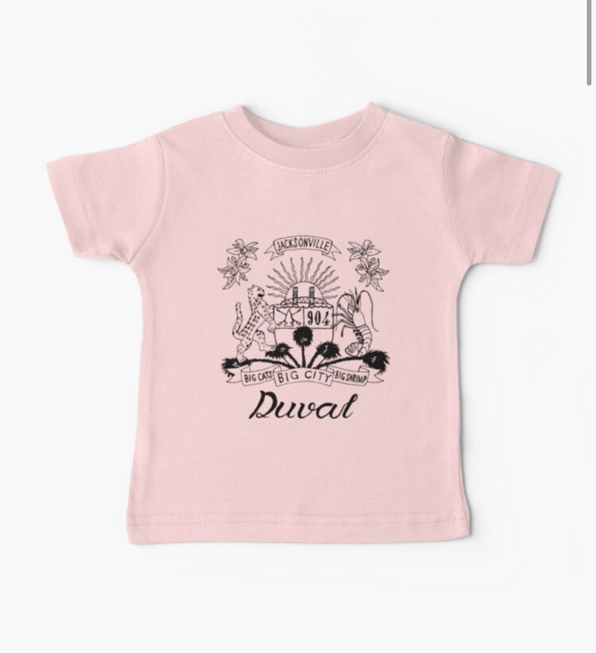 Duval Crest Kids Tee 2T to Large