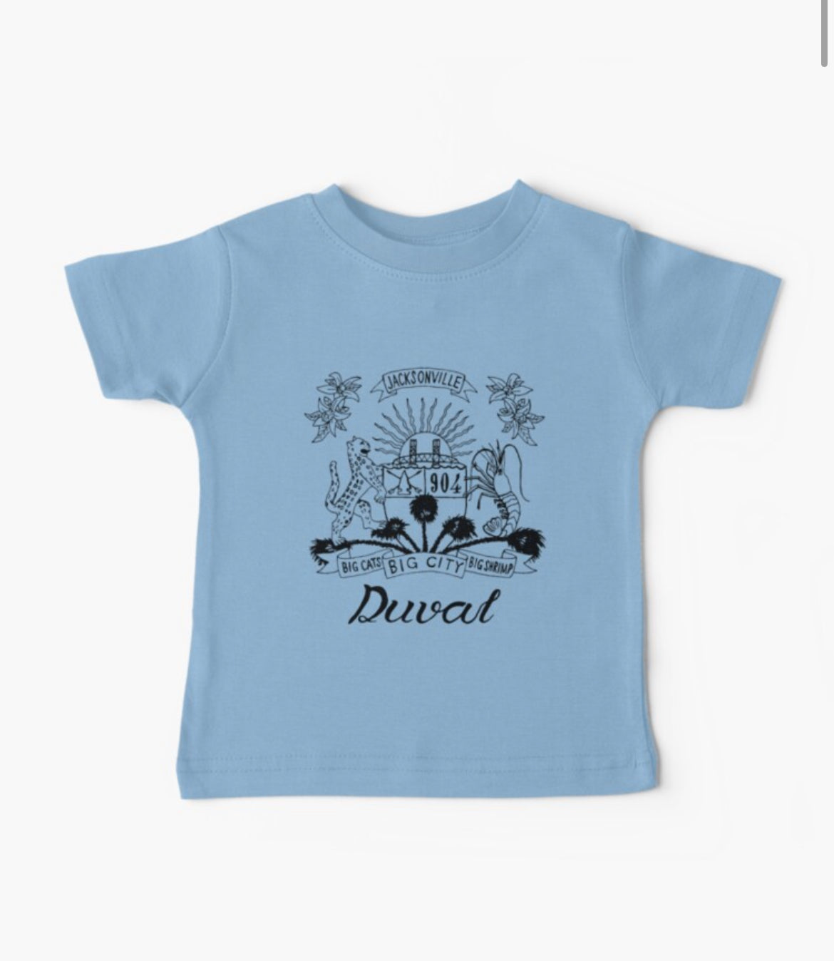 Duval Crest Kids Tee 2T to Large