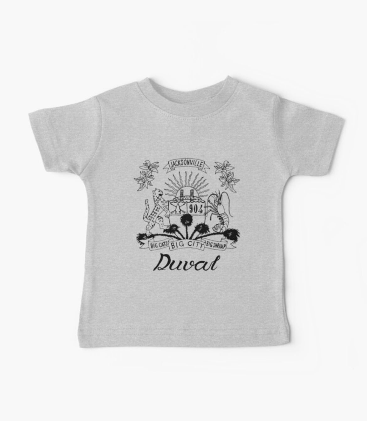 Duval Crest Kids Tee 2T to Large