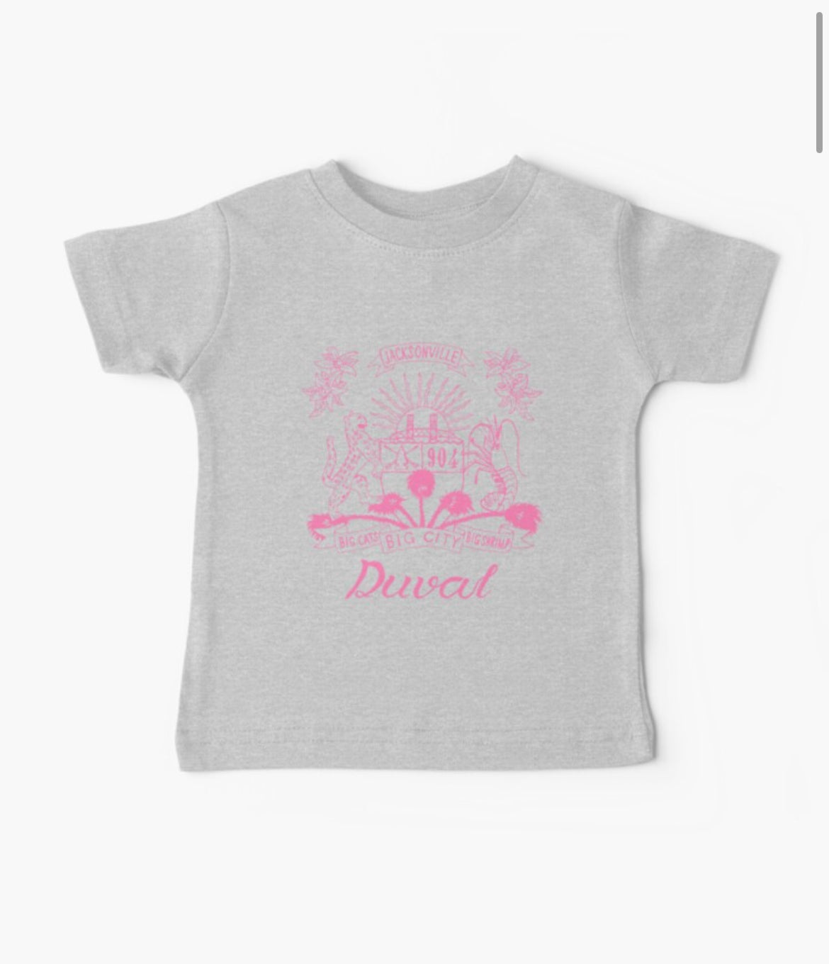 Duval Crest Kids Tee 2T to Large