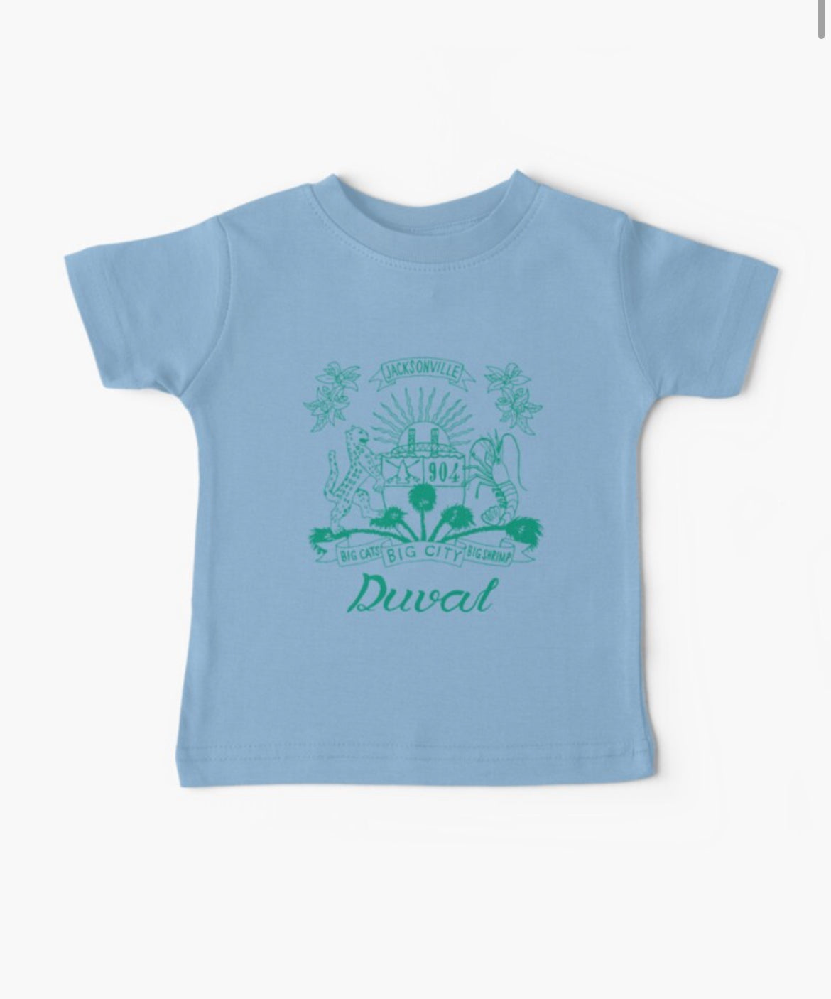 Duval Crest Kids Tee 2T to Large