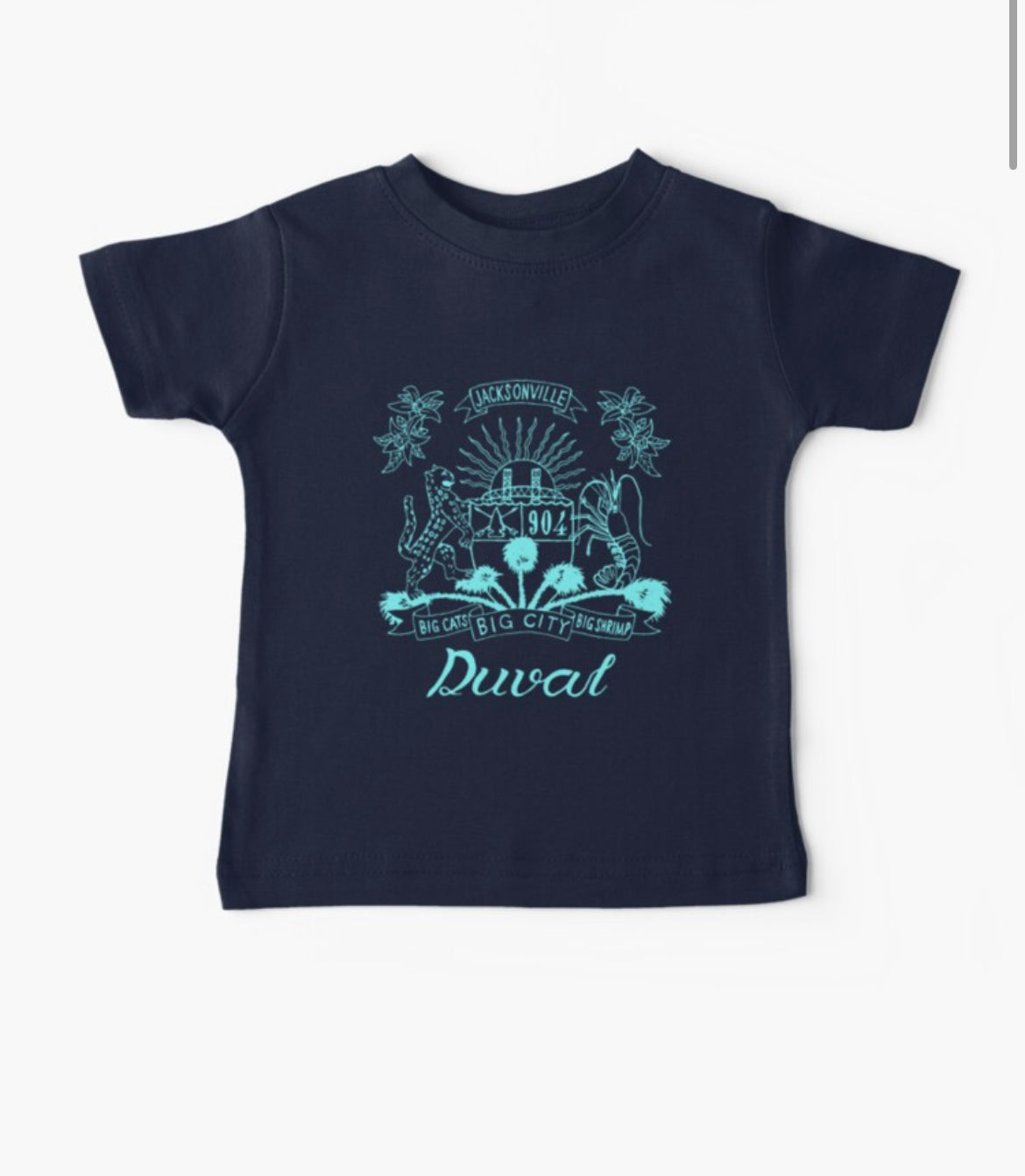 Duval Crest Kids Tee 2T to Large