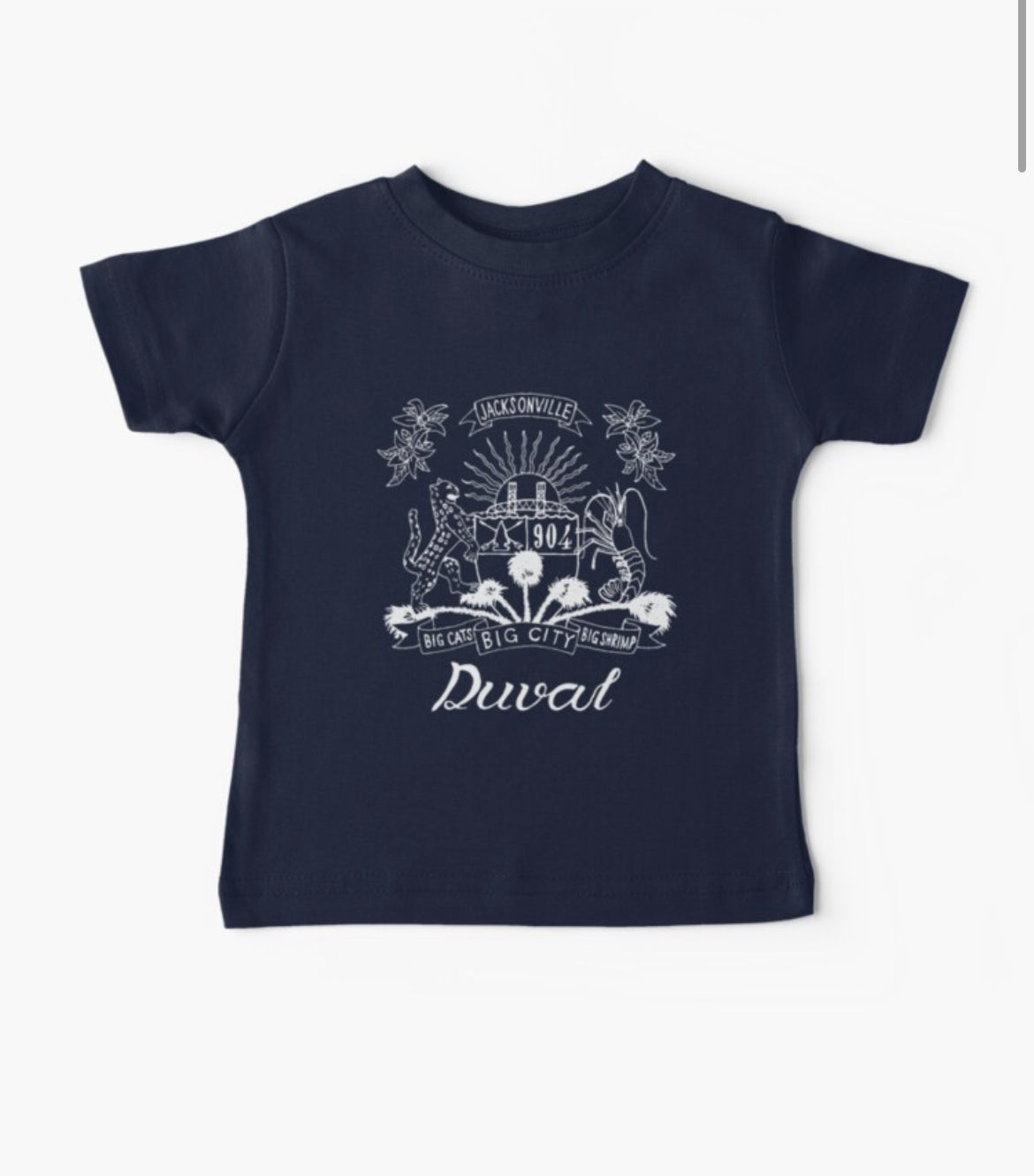 Duval Crest Kids Tee 2T to Large