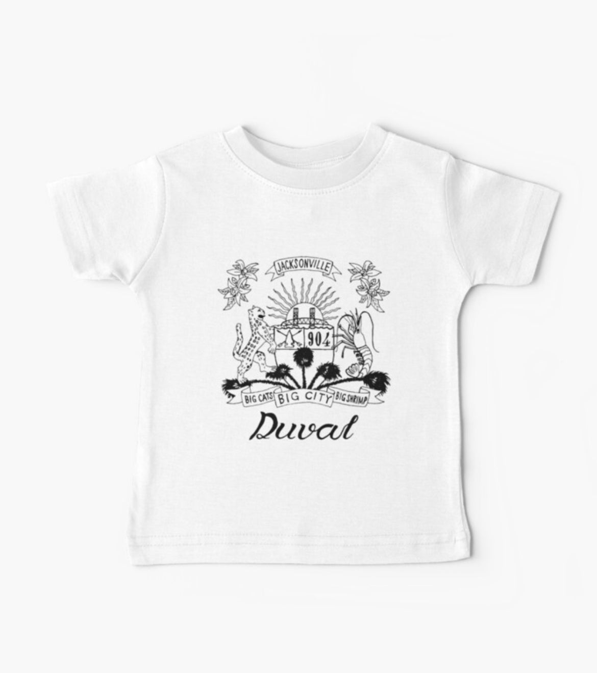 Duval Crest Kids Tee 2T to Large